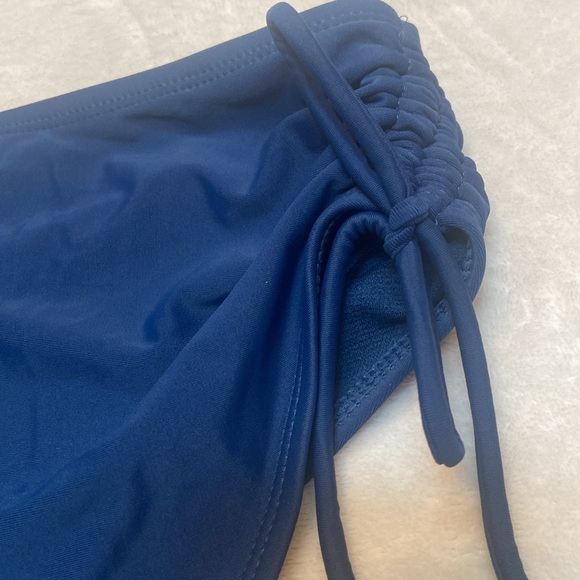 CATALINA NWT Size L Navy Side Tie Bikini Swim Suit Bottom - Picture 9 of 9